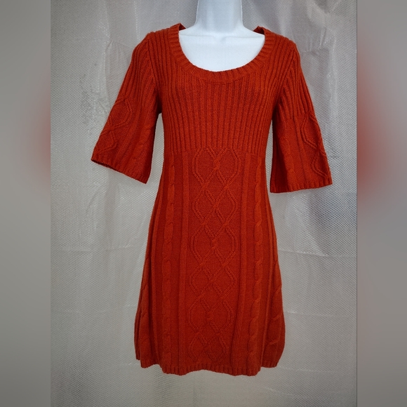 Pink Rose dress size Small Color Orange - Picture 1 of 5